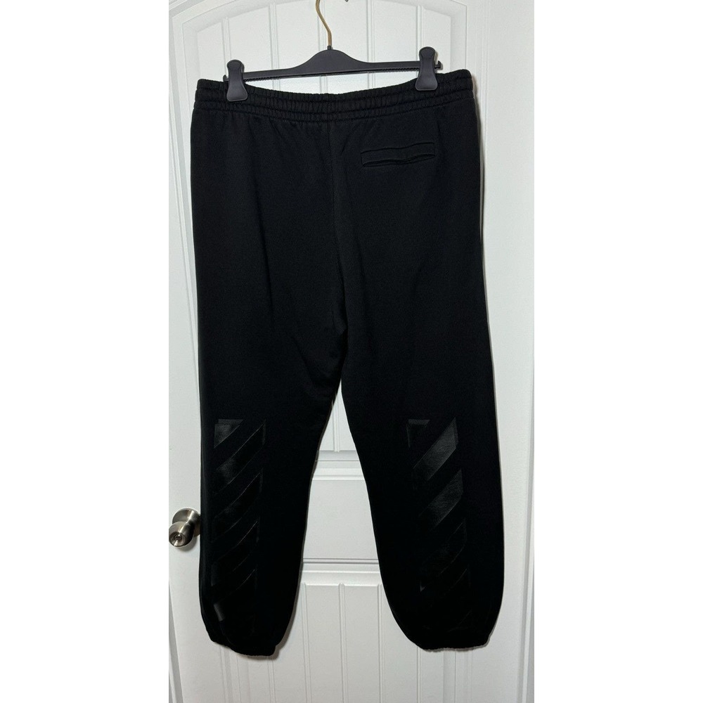 NWT Off-White Black Diagonal Stripe Joggers